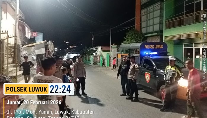 Polisi Bubarkan Gerombolan Remaja Hendak Perang Sarung di Rajawali Luwuk