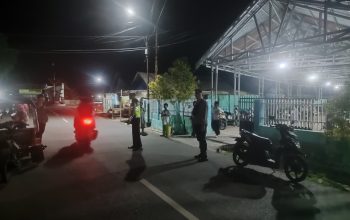 Polres Bangkep Amankan Sholat Tarawih di Masjid At-Taqwa Bongganan, Empat Personel Diterjunkan