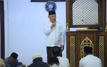 Bupati Rusli Moidady Safari Ramadhan di Masjid At-Taqwa Oluno