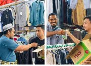 Generasi Muda Babasalan Berani Berbagi Takjil di Kawasan Lapak Ramadhan Luwuk