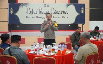 Pererat Sinergitas di Bulan Ramadan, Polres Banggai Gelar Bukber Bareng Wartawan
