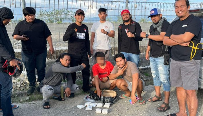 Pria di Pagimana Ini Diciduk Polres Banggai dan  BPOM, Saat Jemput Paket Ribuan THD
