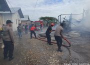 Diduga Korsleting Listrik, Rumah Nelayan di Tanjungsari Luwuk Ini Ludes Terbakar