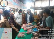 Jaga Stabilitas Pangan, Kasat Reskrim Polres Bangkep Sidak Pasar Baru Banggai Laut