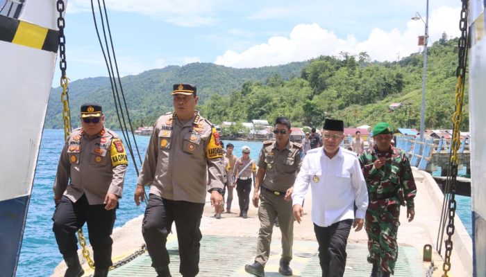 PJU Polda Sulteng Cek Kesiapan Operasi Ketupat Tinombala 2026 di Banggai Kepulauan