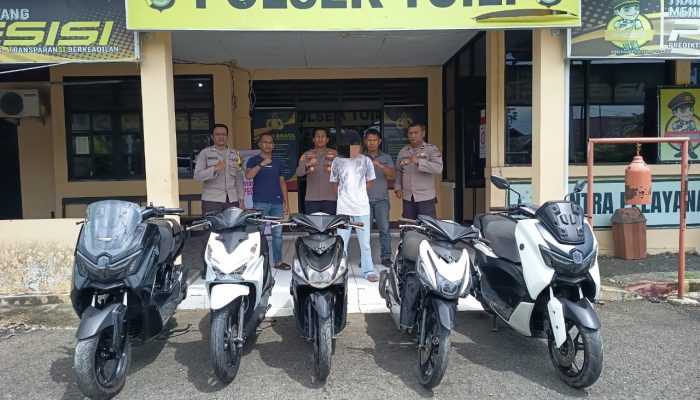 Polisi Bongkar Sindikat Curanmor di Dataran Toili Banggai, Amankan 6 Motor Hasil Curian