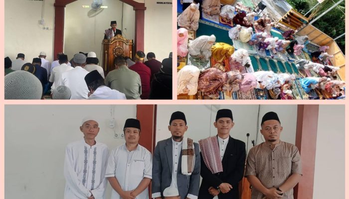 Diikuti Ratusan Jamaah, Masjid Al Fattah BTN Bukit Mambual Sukses Gelar Sholat Idul Fitri 
